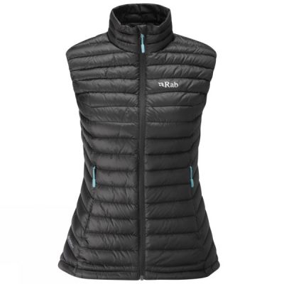 Chaleco Rab Microlight Mujer - Negras - Chile LIP295186